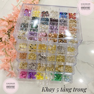 khay 3-5tầng - đồ nails nhật quyên