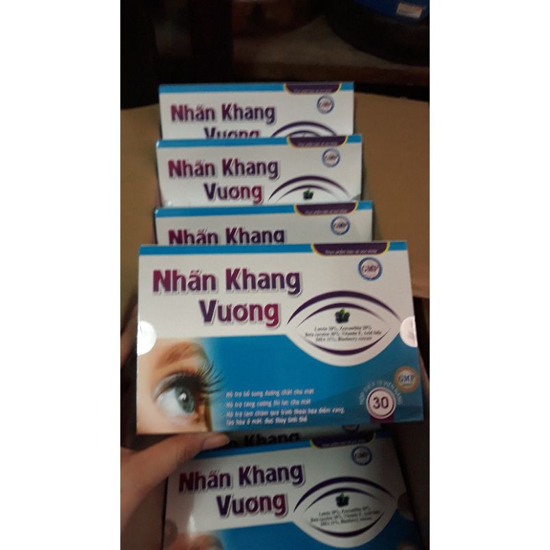 Nhãn khang vương hộp 30 viên.