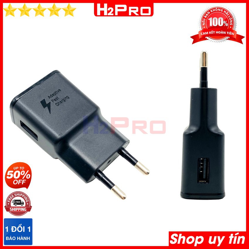 Củ sạc nhanh Samsung 5V-2A và 9V-1.67A H2Pro 10W-15W hàng bóc máy (1 củ), cốc sạc nhanh 2A hàng hãng