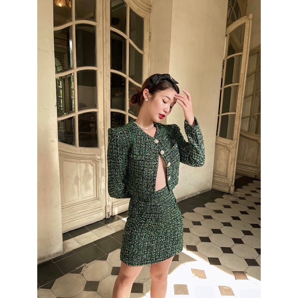 Set Váy Dạ Tweed - GAVIN tweed set