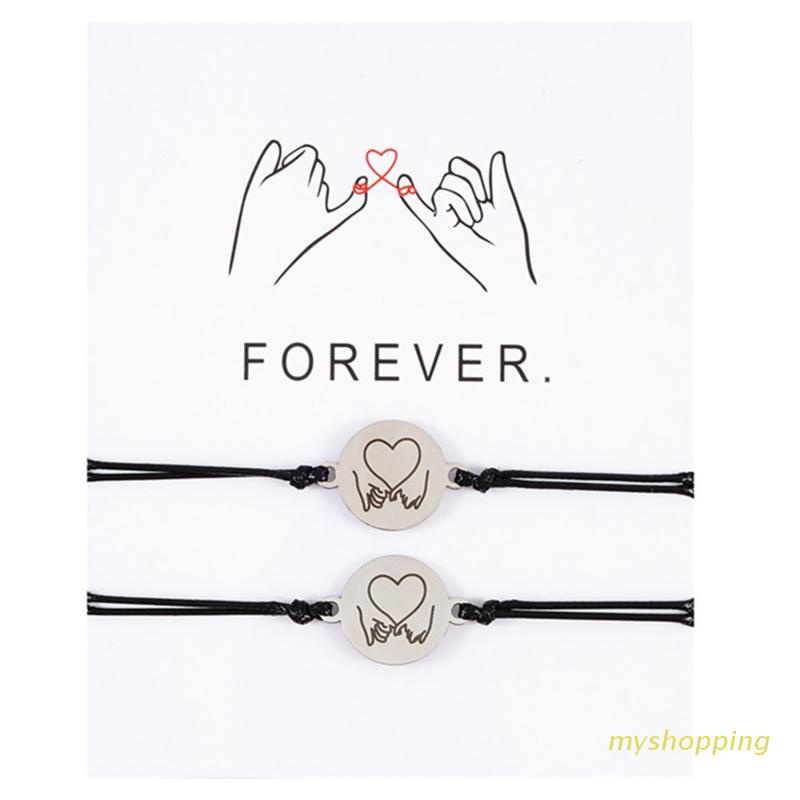 Bộ 2 Vòng Đeo Tay Dây Dài Handmade Dành Cho Cặp Đôi/ Bạn Thân/ Bạn Bè/ Tuổi Teen