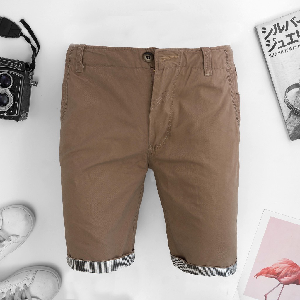 [Mã MABRO220 hoàn 15% đơn 99K tối đa 50K xu] Quần short nam vải kaki wash đẹp LADOS-408 | BigBuy360 - bigbuy360.vn