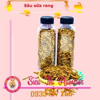Sâu sữa rang cho hamster -sâu trung cho hamster-bổ sung canxi-chắc khỏe xương cho hamster -Chai 55gr