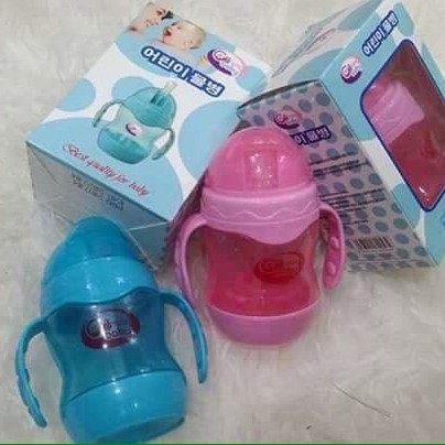 [Mã FMCG8 giảm 8% đơn 500K] FREE SHIP !!! Bình tập uống nước có tay cầm GB Baby Hàn Quốc 240ml