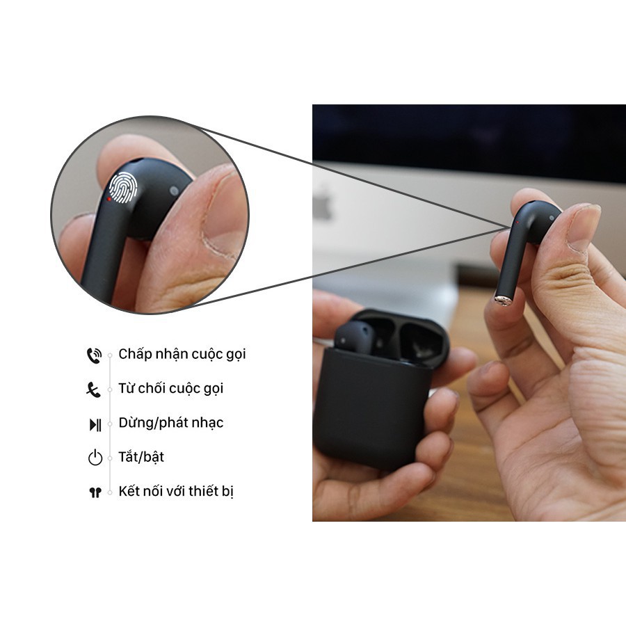 [ xả kho ] C96  Tai Nghe Bluetooth Inpods12 TWS V5.0 - Tai Nghe Cảm Ứng Không Dây Nhiều Màu - tnkd