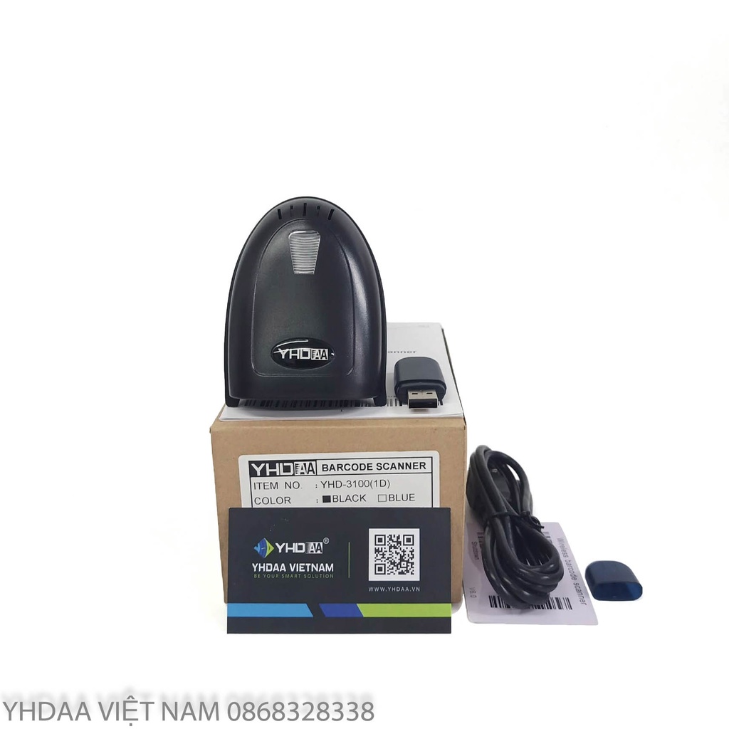 Máy quét mã vạch Bluetooth YHD 3100 , Đầu đọc mã vạch không dây dùng trên Điện thoại, Máy tính