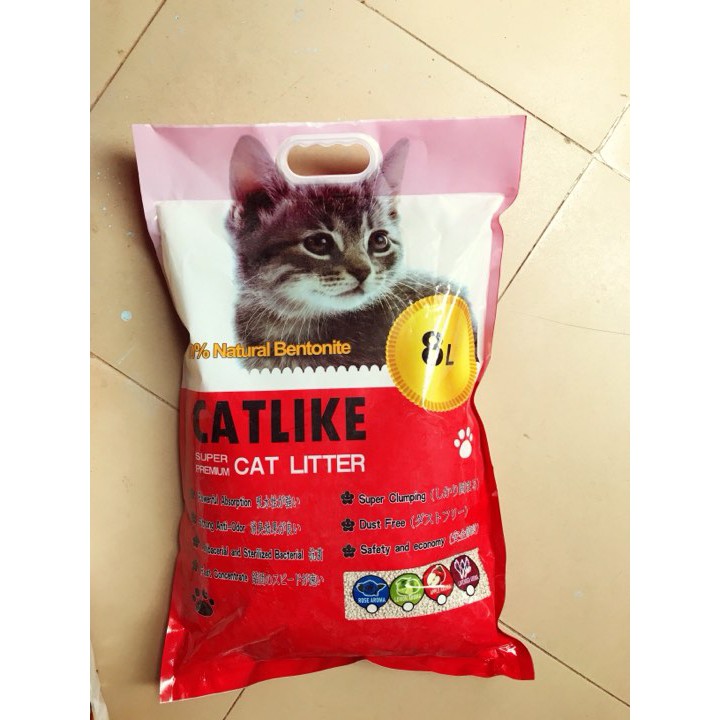 [Mã 44FMCGSALE1 giảm 10% đơn 250K] Hàng chính hãng - Cát vệ sinh mèo Cat Like - 8L