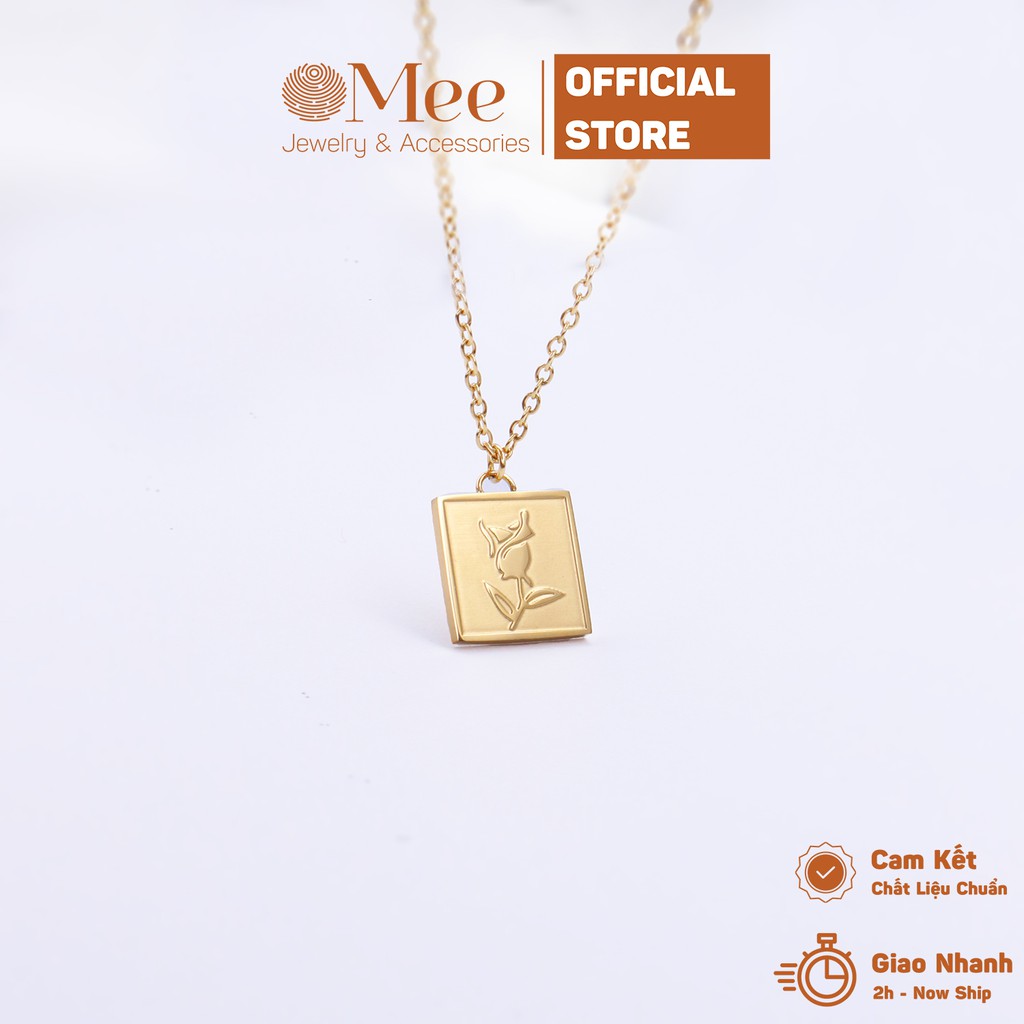 Vòng cổ hoa hồng MEE, Sister Two Layer Necklace - N2531