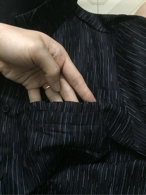 Sơ mi túi sọc Hnoss new tag