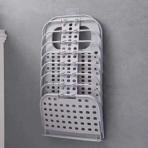 [Sọt gấp gọn] Sọt đựng đồ đa năng gấp gọn treo hông máy giặt.