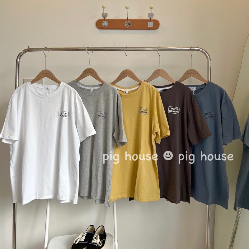 Áo phông nữ No Fun form rộng chất đẹp