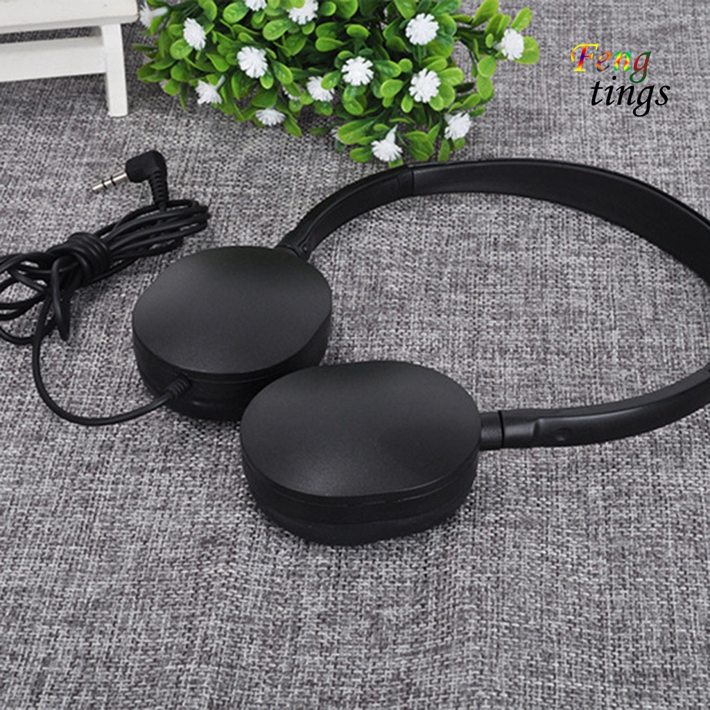 【FT】3.5mm Wired Retractable Portable Heavy Bass Headphone for Gaming/Online Courses