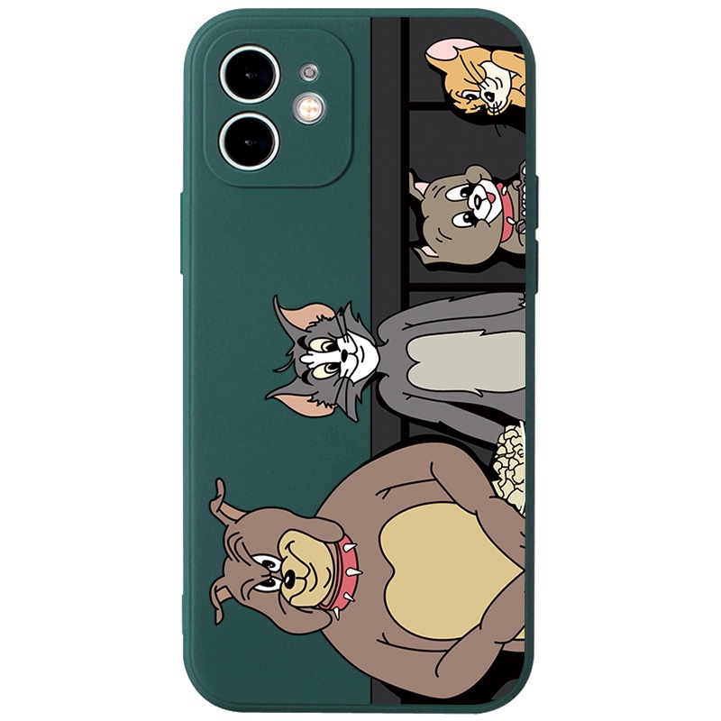 Ốp lưng JURSUE chống bẩn hoạt hình dễ thương đẹp cho iPhone 13 12 11 Pro Max SE 2020 X XR XS ip 8 7 6 6S Plus kute Y92