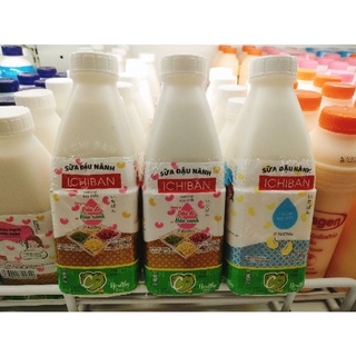 [CHỈ SHIP NOW ]SỮA ĐẬU NÀNH ICHIBAN ĐẬU XANH ĐẬU ĐỎ,ÍT ĐƯỜNG 800ML