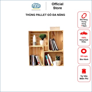 Hộp gỗ pallet decor đa năng GUGO