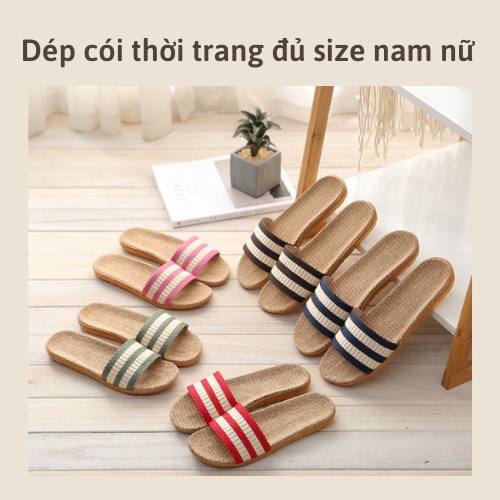 Dép cói thời trang [ đủ size nam nữ