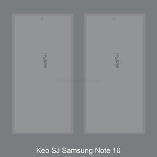 5 miếng Keo SJ SS Note 10 plus
