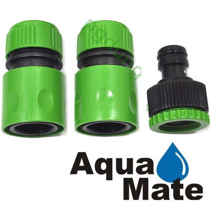 Bộ 3 Khớp Nối ống nước máy xịt rửa Aqua Mate Taiwan