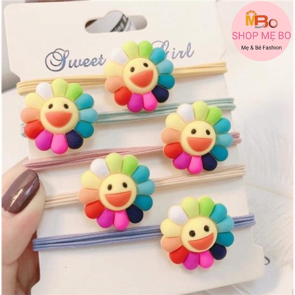 Chun buộc tóc hoa LALAOV PKT19