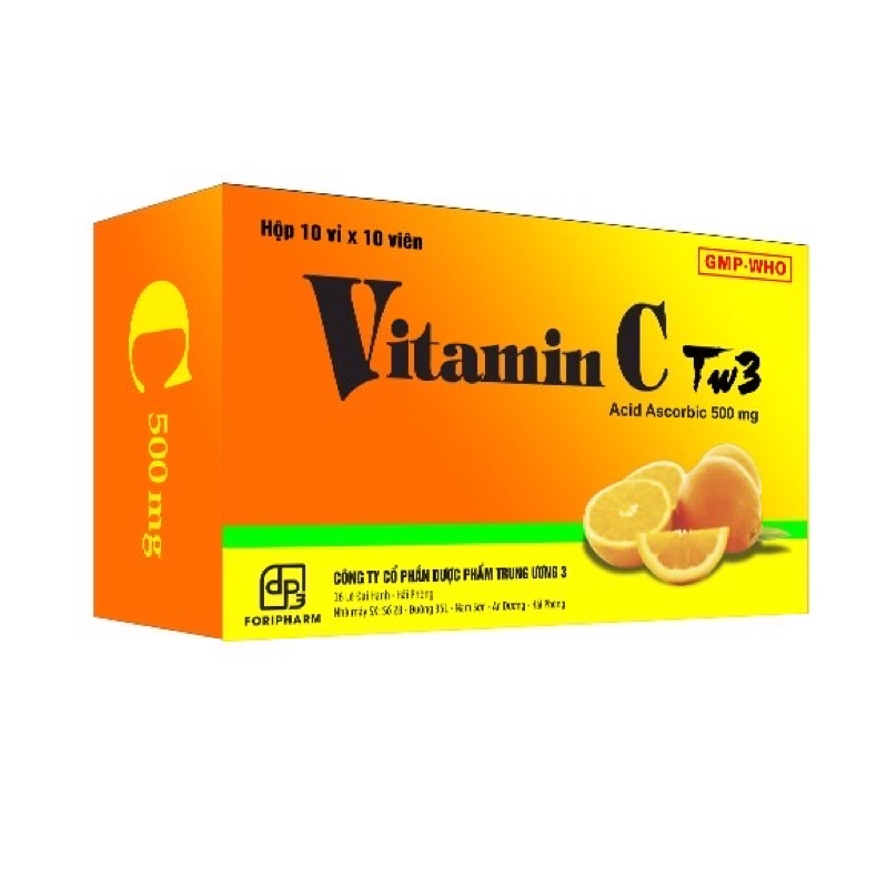 Vitamin C TW3 Hộp 100 viên