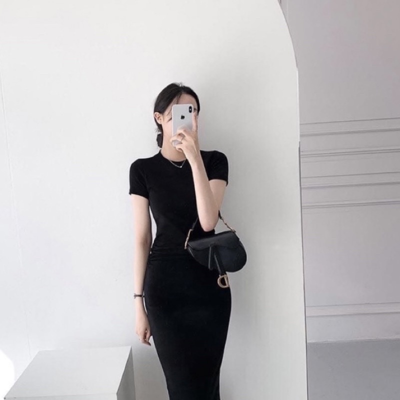 Đầm body nhún bụng(lựa live)209