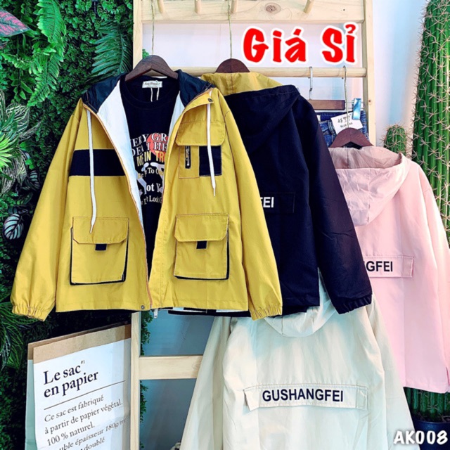 🌈𝐆𝐈𝐀́ 𝐗𝐔̛𝐎̛̉𝐍𝐆💢008 Áo Khoác Kaki - Bomber Jacket 2 Lớp Mẫu Mới Unisex, The Ulzzang - Giá Rẻ - Hottrend