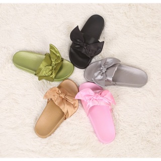 Dép nơ lụa đáng yêu