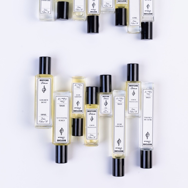 Tinh dầu nước hoa Dubai Bestore ngọt ngào, thơm lâu mẫu chai vuông mới 4ml-6ml-9ml-18ml