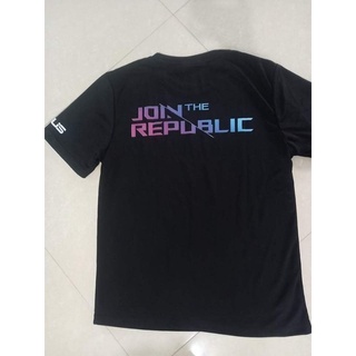 Áo thun ASUS ROG 100% vải cotton - Black