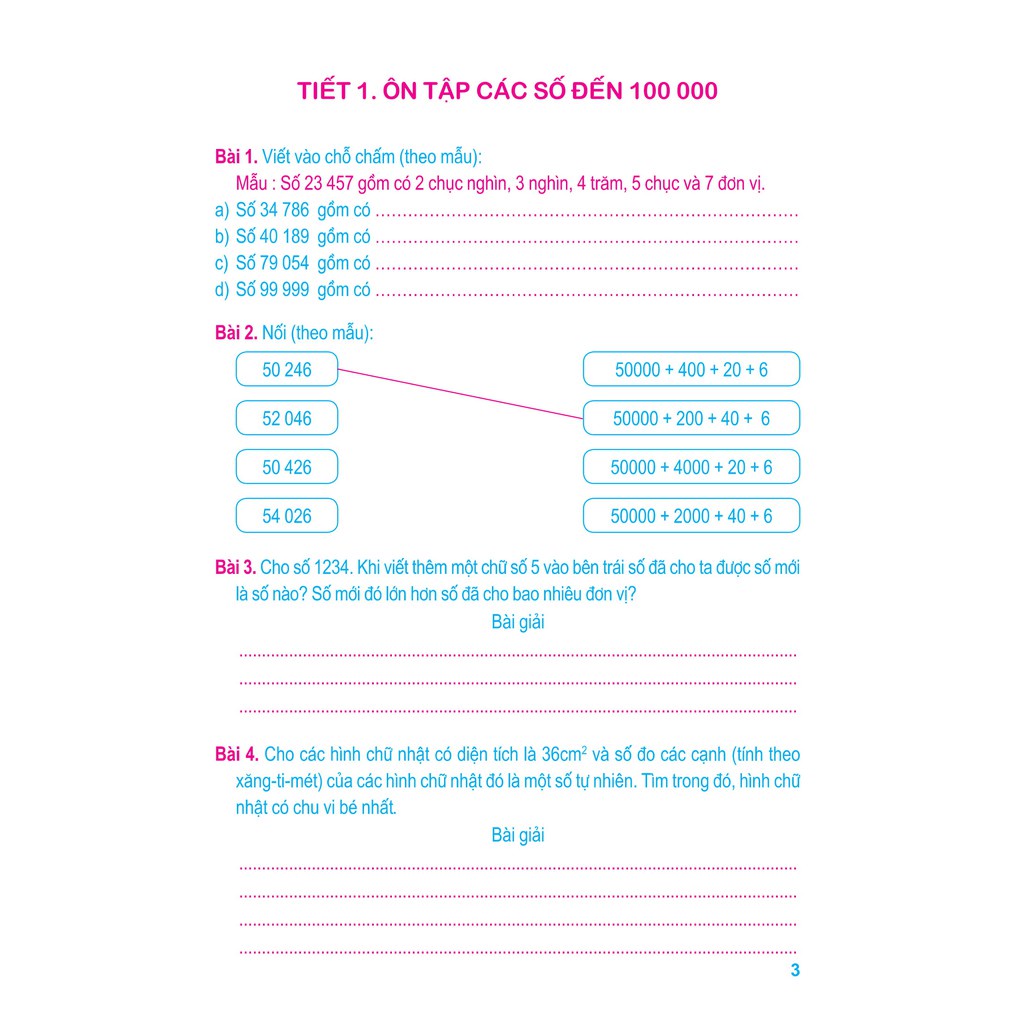 Sách: Vở Bài Tập Toán Nâng Cao Lớp 4 - tập 1
