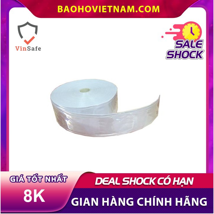 Dây phản quang nhựa bản 5cm màu trắng