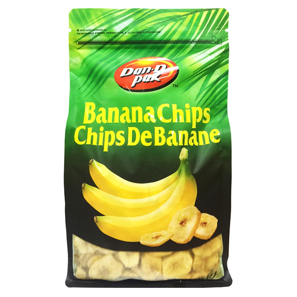 CHUỐI SẤY GIÒN XUẤT KHẨU MỸ 170G DAN D PAK  - BANANA CHIPS 170G,MÙI VỊ CHÂU ÂU,BỔ SUNG VITAMIN VÀ DƯỠNG CHẤT