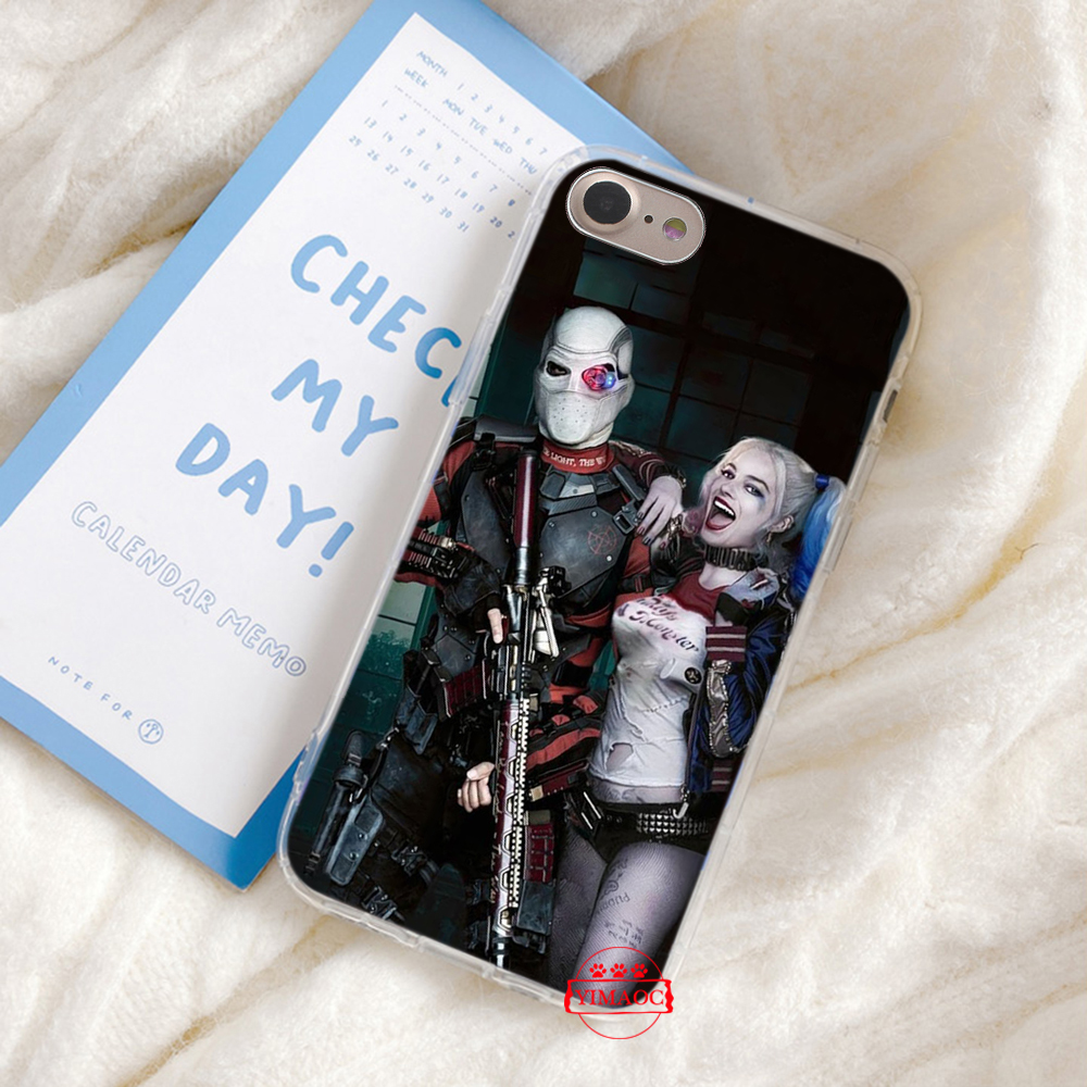 Ốp lưng họa tiết Joker harley quinn cho iPhone 5 5S SE 2020 6 6S 7 8 Plus X