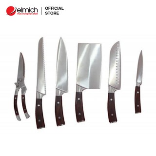 BỘ DAO 7 MÓN INOX ELMICH FLORINA