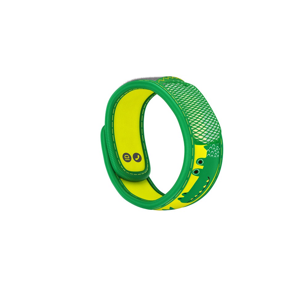 Vòng chống muỗi PARA’KITO™ trẻ em họa tiết Cá sấu (Kids 2 viên chống muỗi)