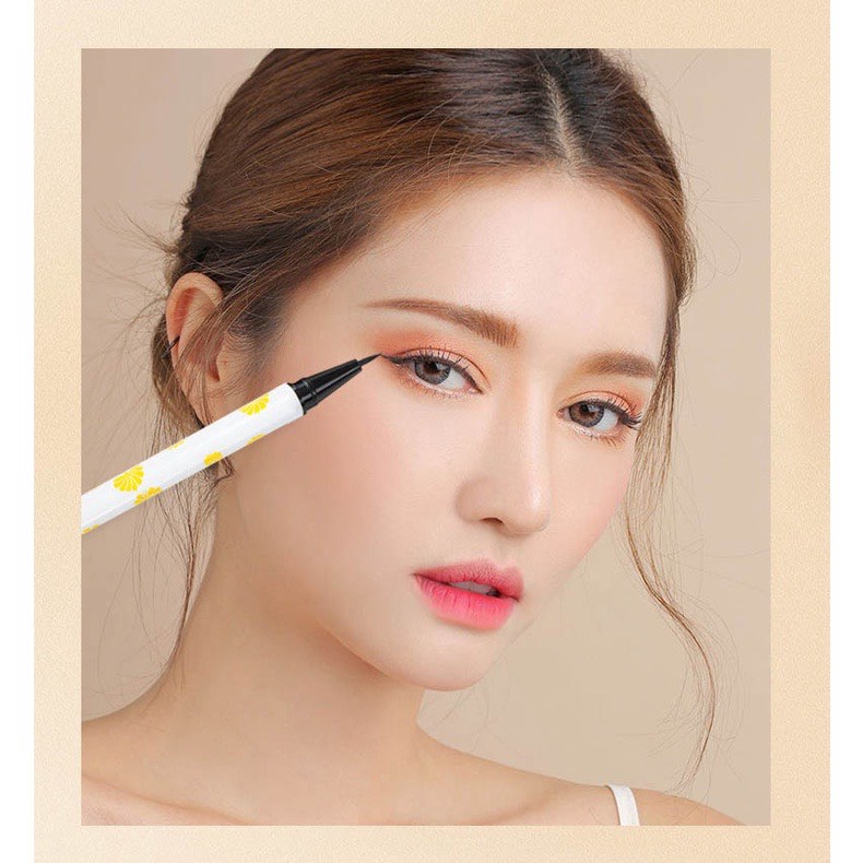 Bút kẻ mắt eyeliner MINIGIRL lâu trôi đường nét mảnh sắc trang điểm chuyên nghiệp M2