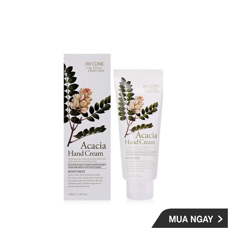 Kem Dưỡng Ẩm Cho Da Tay 3W Clinic 100ml