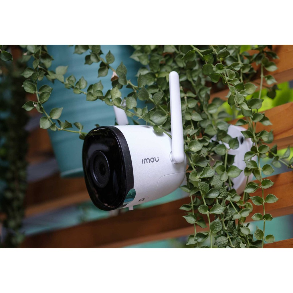 Camera IP IMOU Ngoài Trời IPC-F22P New 2 anten chống nước - 2MP - Full HD 1080P - Công nghệ lưu trữ H265X tự bù sáng