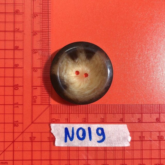 Combo 5 cúc áo,khuy áo,nút áo nâu đen loang màu N016-N019