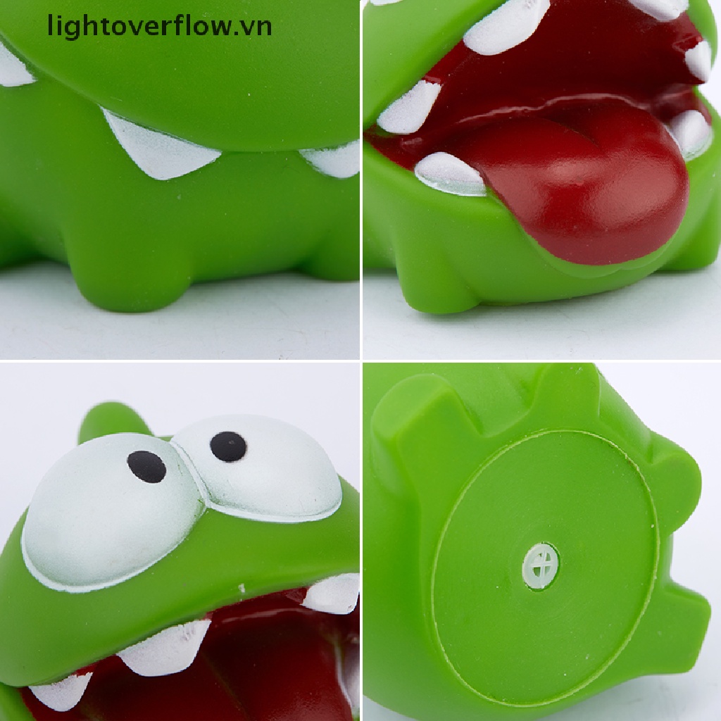 💥💥Mô Hình Đồ Chơi Quái Vật Bằng Cao Su Vinyl Hình Ếch Cột Dây Thừng OM NOM Candy