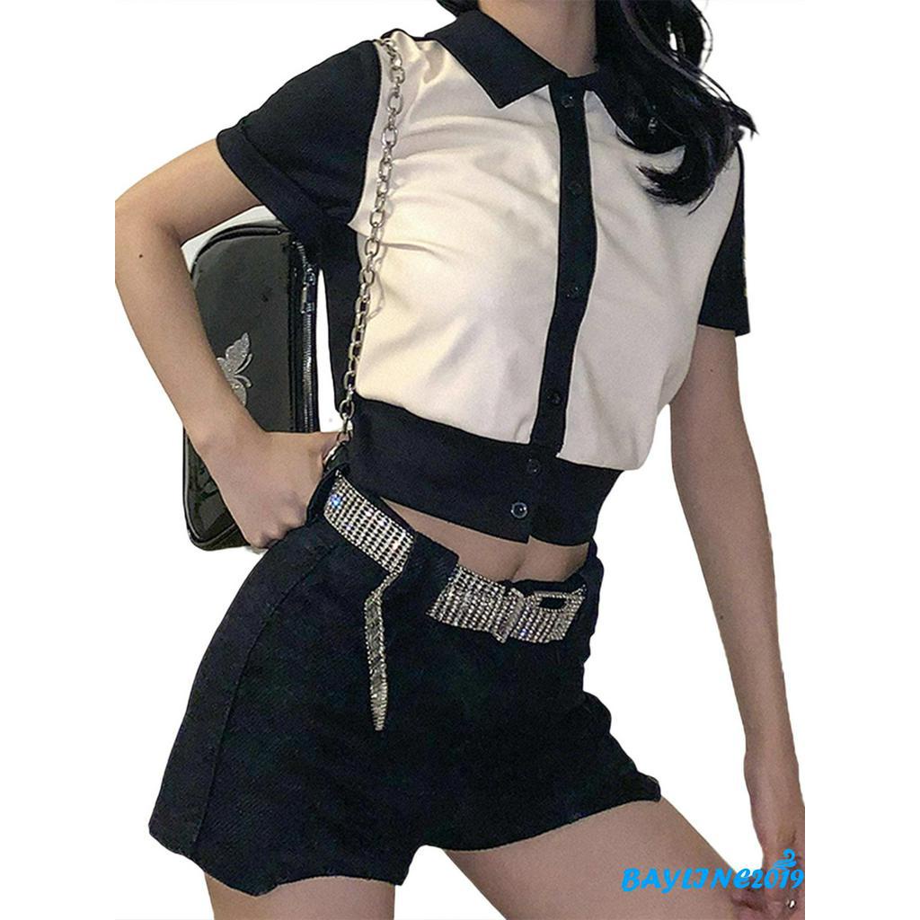 Áo Thun Polo Tay Ngắn Phối Màu Sành Điệu