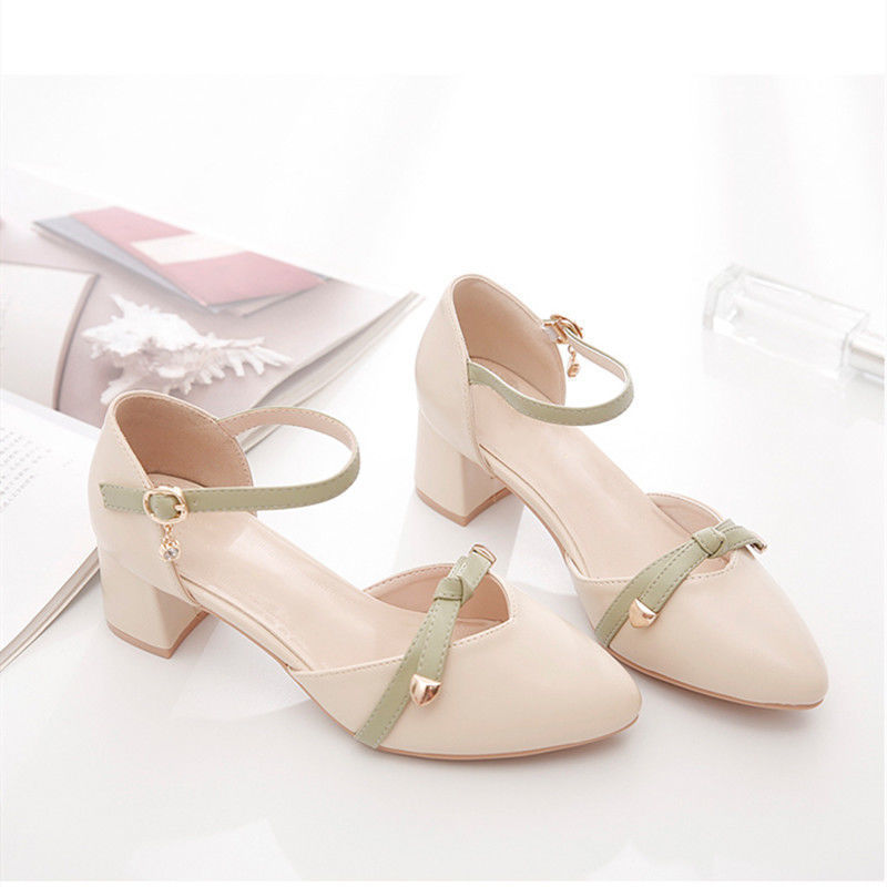 Giày xăng đan cao gót thời trang xinh xắn dành cho nữ