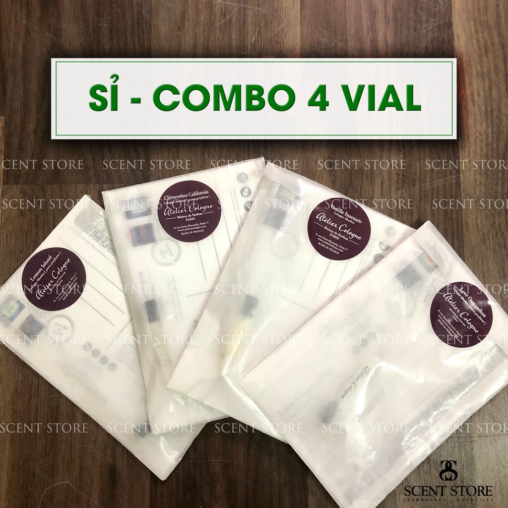 Scentstorevn - Sỉ Combo 4 Vial chính hãng nước hoa Atelier Colgone [1.7ml]