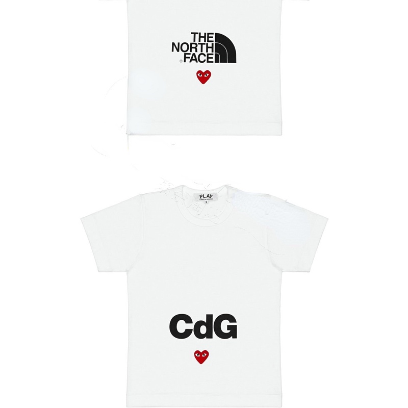 Áo Thun Tay Ngắn Cổ Tròn In Chữ Cdg Kawakubo Rei play Hợp Thời Trang Cho Nam Và Nữ