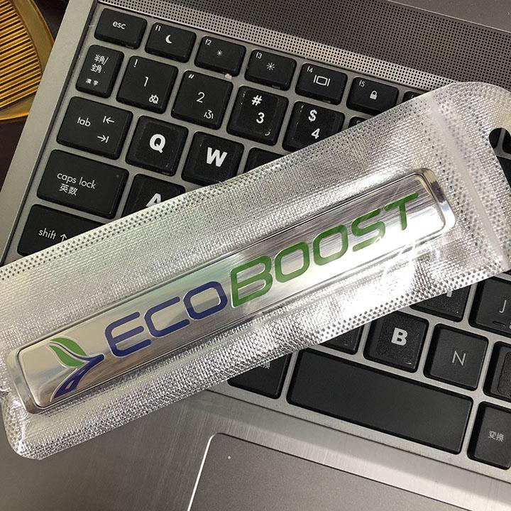 Tem Logo Nổi EcoBoost Gắn Trang Trí Đuôi Xe Ford ECO BOOST