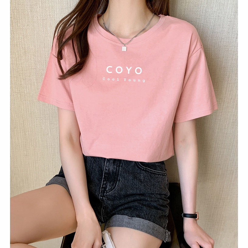 Áo thun nữ tay ngắn cotton Cool YoungCOYO CT005