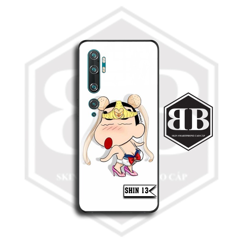 Ốp lưng kính cường lực hình shin cho Xiaomi Redmi Note 10 CC9 Pro / Redmi K20 Mi 9T / Mi CC9 Mi A3 Lite / Note 9 Pro Max | BigBuy360 - bigbuy360.vn