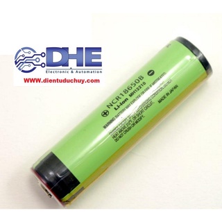 1 PIN SẠC 18650 PANASONIC ĐẦU LỒI ) - DUNG LƯỢNG 100% ĐỦ 3400MAH - 3.7V - XẢ LIÊN TỤC 5A