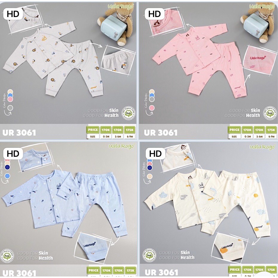 BỘ KHUY GIỮA PETIT HOẠ TIẾT UALA ROGO 3061