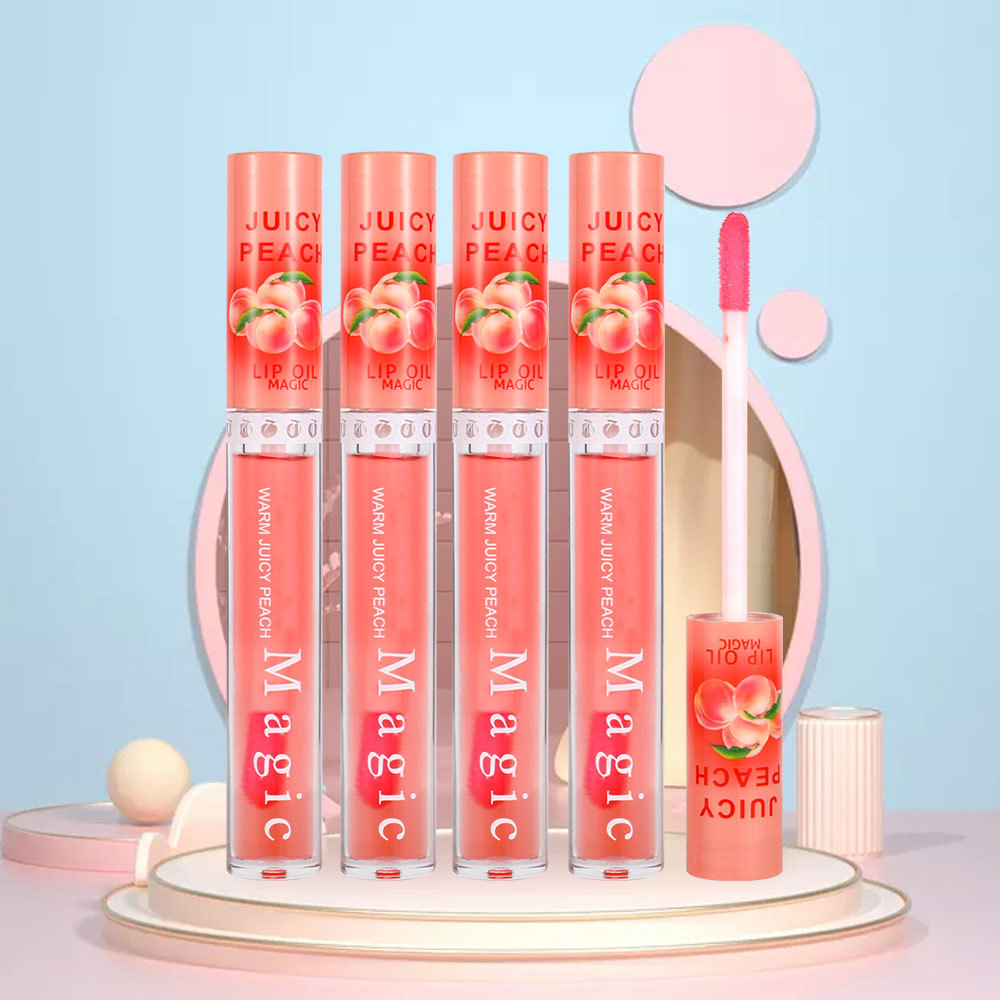 Son kem hương đào dưỡng ẩm/Son lì hương đào trang điểm lâu trôi không dính | BigBuy360 - bigbuy360.vn